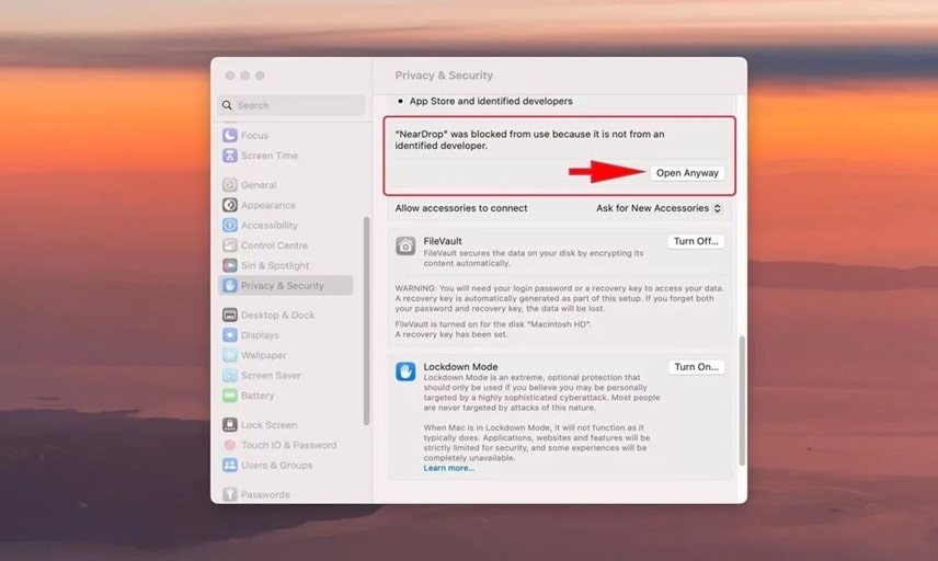 2 انتقال فایل‌ها بین دستگاه اندروید و کامپیوتر Mac