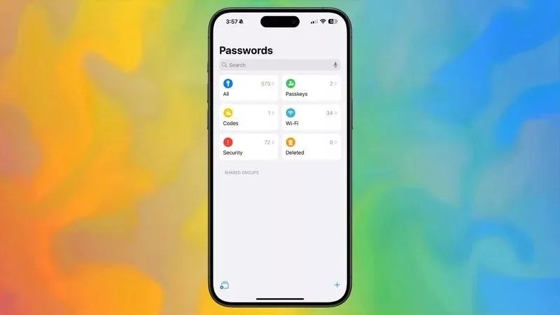 برنامه Passwords آپدیت ios 18